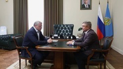 Игорь Бабушкин выразил поддержку Сергею Новаку на выборах главы Ахтубинского района