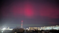 В Ахтубинске наблюдали полярное сияние 