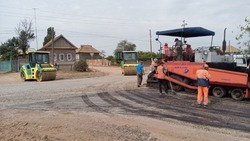 В селе Болхуны Ахтубинского района ведутся дорожные работы