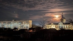 Ахтубинцы увидели «ложную Луну»