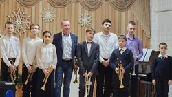 Ахтубинские трубачи выступили на отчётном концерте 