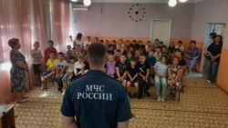 В школе посёлка Капустин Яр прошла встреча с сотрудником МЧС