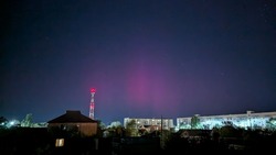В Ахтубинске зафиксировано новое полярное сияние