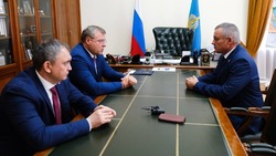 Губернатор Астраханской области встретился с  главой Ахтубинского района 